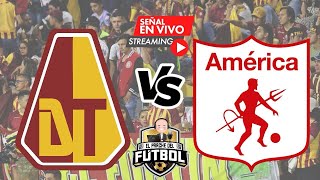 Tolima 2 vs América 1  Fecha 3  Liga I 2024 [upl. by Serge354]