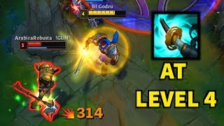 Stormrazor At Level 4  ADC GAREN 50 Kills [upl. by Yevrah]