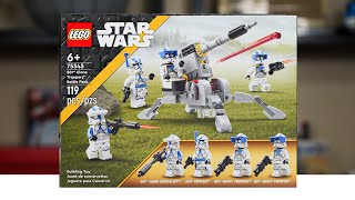 LEGO Star Wars 75345 501ST CLONE TROOPERS BATTLE PACK Review 2023 [upl. by Eniortna]