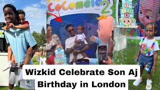 Wizkid and Family Shutdown London For his Son as he Celebrate his Last Born AJ Birthday in London [upl. by Gokey]