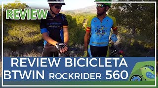 Review bicicleta BTWin Rockrider 560 comunitario Antonio de Murcia [upl. by Atirihs]