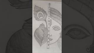 Drawing Lord Krishna  Step by Stepshorts trending [upl. by Valeria]