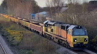 More Engineering Trains at Various Locations on the North Wales Coast Line 9th April 2022 [upl. by Bloom695]