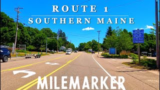 Maines SOUTHERNMOST Route 1 Kittery to Ogunquit Maine  Scenic 4K Driving Tour [upl. by Attennaj]