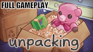 Unpacking Full Gameplay Walkthrough No Commentary [upl. by Ringo]