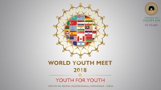 World Youth Meet 2018  19 November Evening Live From Muddenahalli [upl. by Granniah57]