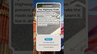 10 How the Highway Code Promotes Safe Driving drivingschooluk drivingpermit driverslicense [upl. by Eidissac]