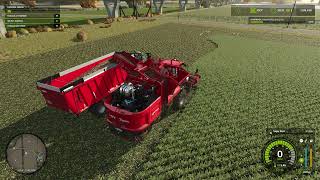 Potato harvester filling in fast  FS 25 [upl. by Naynek]