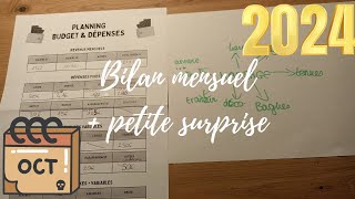 Bilan Octobre 2024 Une grande nouvelle à vous annoncer  On économise pour notre grand projet [upl. by Amocat664]