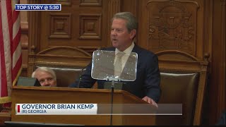 Gov Brian Kemp delivers State of the State address [upl. by Saire646]