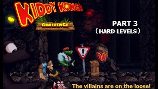 Kiddy Kongs Challenge  Part 3 Hard hints amp secrets Donkey Kong Country style 2024 fan game [upl. by Yt]