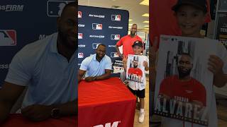 SON MEETS YORDAN ALVAREZ😱😱😱 ashbayfam baseballmom houstontx astros [upl. by Llerdna]