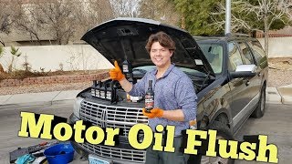 2007 Lincoln Navigator L How to Engine Oil Flush [upl. by Atinar274]