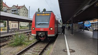 DB Regio BW RB 93 Friedrichshafen Stadt  LindauInsel BR 4253 [upl. by Schaumberger]