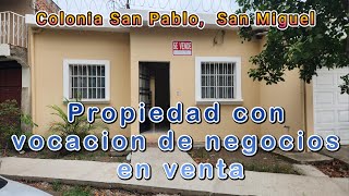 ⁉️❣️ Casa en venta en colonia San Pablo San Miguel ⁉️❣️ [upl. by Battista]