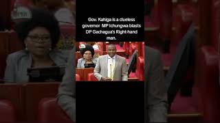 MP Kimani Ichungwa lectures Nyeri Governor mutahi kahiga 🔥 [upl. by Tymes]