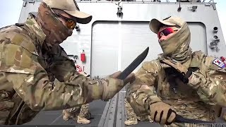 KOREAN NAVY UDTSEAL Knife Fighting Drills [upl. by Orna]