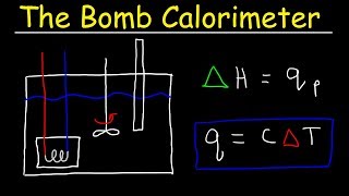 Bomb Calorimeter vs Coffee Cup Calorimeter Problem  Constant Pressure vs Constant Volume Calorimet [upl. by Hpsoj]