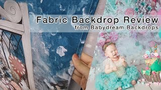 NEWBORN PHOTOGRAPHY VLOG Babydream Fabric Backdrop Review One of My Favourite Backdrop Companies [upl. by Keifer]