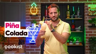 Easy piña colada recipe how to make the tropical drink at home [upl. by Antipus593]