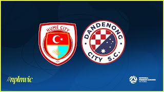 2024 NPLMVIC Hume City FC v Dandenong City SC [upl. by Staford911]