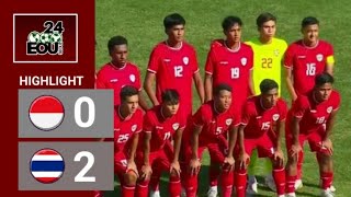 INDONESIA vs THAILAND HARI INI  HASIL TIMNAS U19 vs THAILAND [upl. by Frierson]