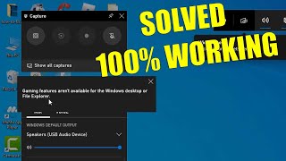 Gaming features arent available for the windows desktop or file explorer fix [upl. by Solly]
