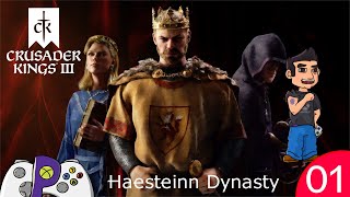 Crusader Kings III  Haesteinn Dynasty  Episode 1 [upl. by Grissom]