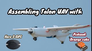 Talon Fixed wing Drone with Pixhawk and GPS [upl. by Aisnetroh]