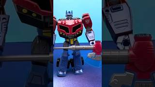 Animated optimus prime and motor master mitchsantona transformers legacy collection [upl. by Nnahsal]