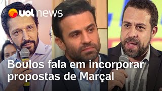 Boulos fala em incorporar propostas de Pablo Marçal no segundo turno das eleições em São Paulo [upl. by Isyad]