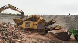 Rubble Master RM60 Hook Loader Crusher [upl. by Bethel168]