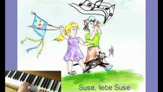 Suse liebe Suse was raschelt im Stroh  Deutsches Kinderlied [upl. by Ahsi]