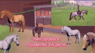 New update in Equestrian the game equestrian the game [upl. by Armbrecht]