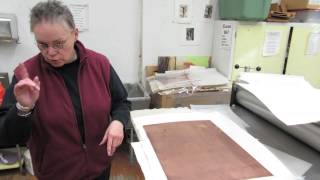 Linda Whitney on Mezzotint Print Making [upl. by Tfat771]