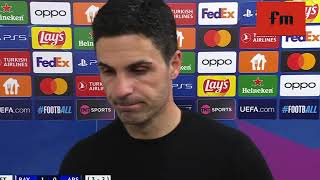 Mikel Arteta Post Match interviewBayern 10 Arsenal [upl. by Sherfield]