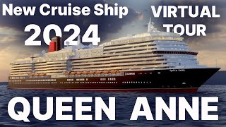 QUEEN ANNE  New Cruise Ship Coming in 2024  by CUNARD LINE Multilingual subtitles [upl. by Slocum]