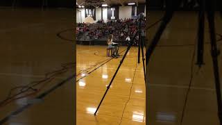 Chappell Roan singing Die Young at Willard Middle School 122117 [upl. by Annais423]