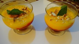 How To Make a Delicious Mango and Raspberry Mousse  Dessert Easy Recipe [upl. by Cortney268]