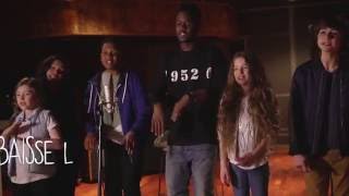 KIDS UNITED  Sur Ma Route feat Black M Lyrics video [upl. by Aidnis]