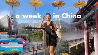 China travel vlog  ancient town food market amp exploring Lanzhou [upl. by Rimhsak147]