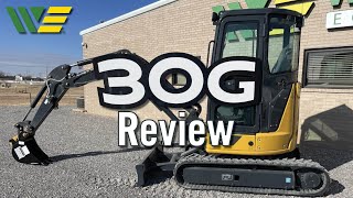 2022 John Deere 30G Compact Mini Excavator Review amp Walkaround [upl. by Zorina840]