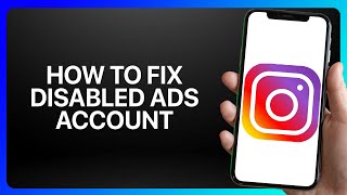 How To Fix Disabled Ads On Instagram Tutorial [upl. by Ytok876]