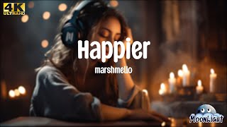 Marshmello amp Bastille  Happier lyrics [upl. by Jarv142]