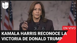 Kamala Harris reconoce la victoria de Donald Trump [upl. by Anitac]