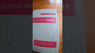 Naive Set Theory by Paul Halmos shorts [upl. by Wertz292]