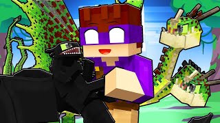 DONAT3LO virou PAI dos DRAGÕES no Minecraft [upl. by Anaib]