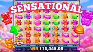 BIG WIN SUGAR RUSH 1000 🍬 ₱115K SENSATIONAL PRAGMATIC PLAY  PH SLOT 🎰 [upl. by Lecia]