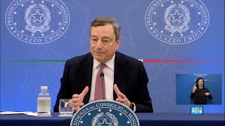 Ucraina Draghi «Preferiamo la pace o il condizionatore acceso» [upl. by Yaluz]