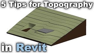 5 Tips for Topography in Revit Tutorial [upl. by Mistrot457]